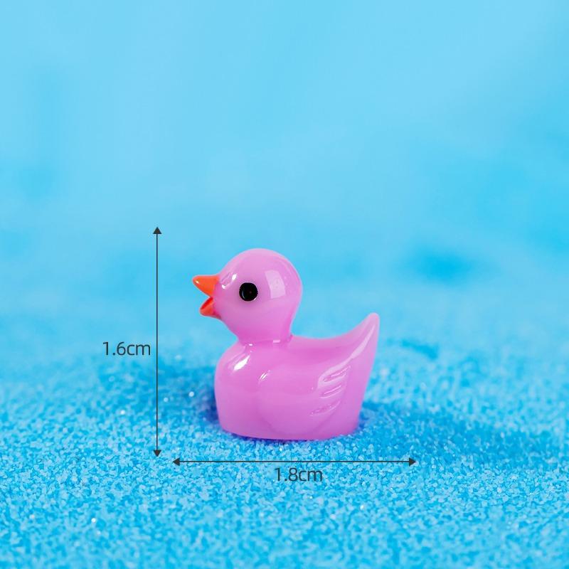 Little Yellow Duck Figurines Moss Micro-landscapesMiniature Ornaments Decorative Accessories Resin Handicrafts