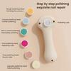 Electric Nail Grinder Baby Nail File Set Safe Nail Trimmer with 6 Grinding Head Replacement Pads USB Rechargeable Nail Clipper