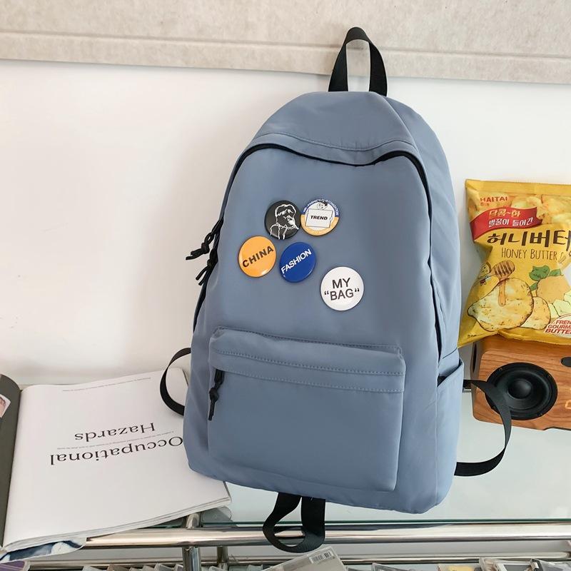 

Рюкзак для мужчин и женщин Простой Вместительный Дорожный рюкзак Повседневный Японский для учеников средней школы, старшеклассников Универсальная школьная сумка