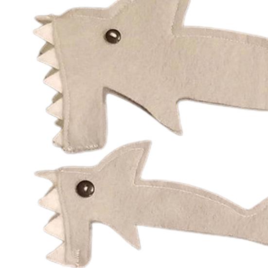 Yousheng Kertenkele Kostümü Köpekbalığı Şeklinde Her Şeyle Uyumlu Keçe Kumaş Sevimli Kertenkele Hayvan Kostümü Evcil Hayvan Aksesuarları