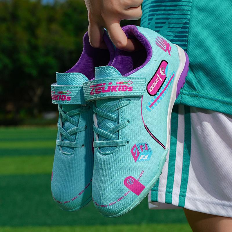 Football Shoes High Top Men's TF Broken Nails Teen Elementary School Children's Training Large Size Adult Competition AG Long Nails