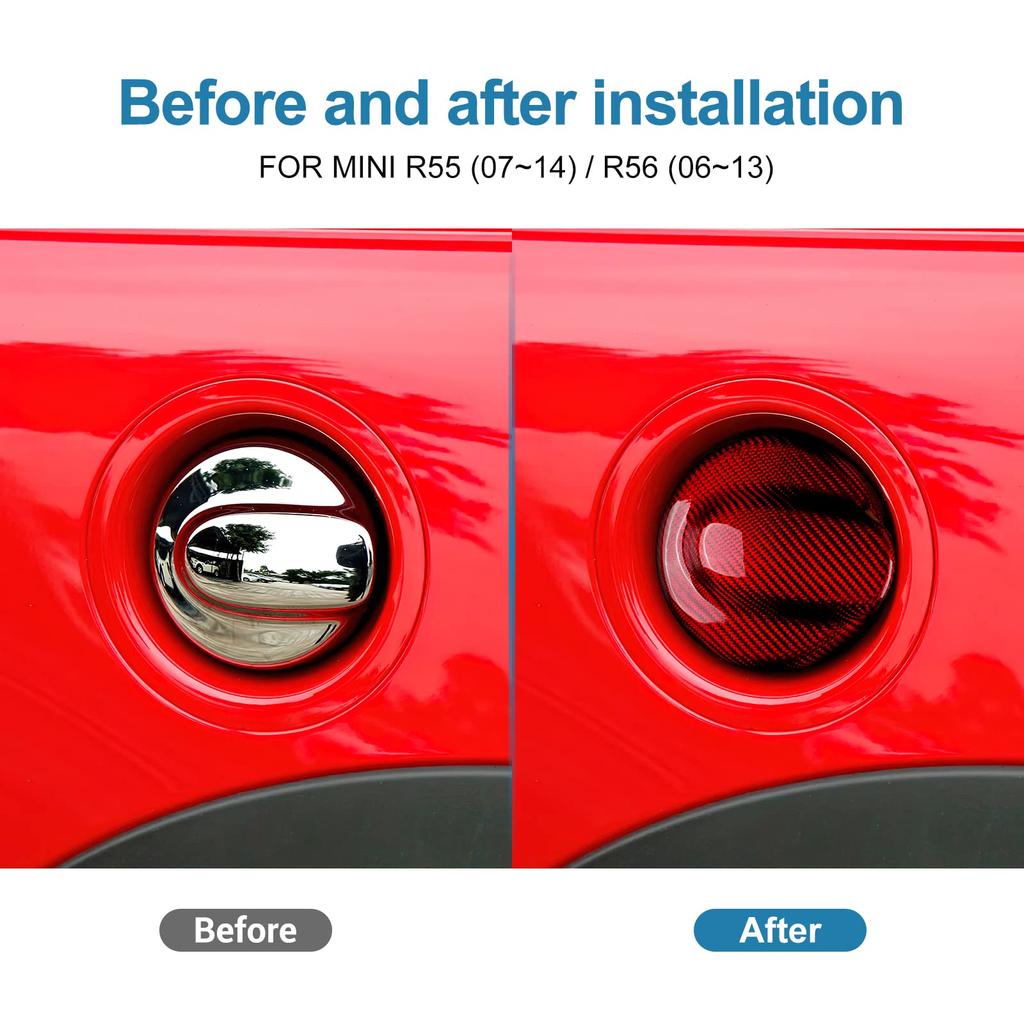 AIRSPEED Mini R55 Clubman/R56 Cooper Echte Hartkohlefaser Auto Auto Tankdeckel