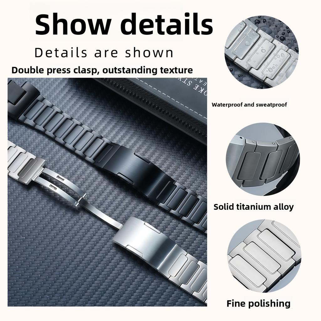 For Casio G-SHOCK 5672 MTG B3000 MTG-B3000B/BD Titanium alloy Watch strap Quick-Release metal Watch Band men bracelet wristband