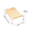 Elevated Dog Bed Pet Metal Frame Hammock Raised Cot for Puppy Kitten Cats Dogs