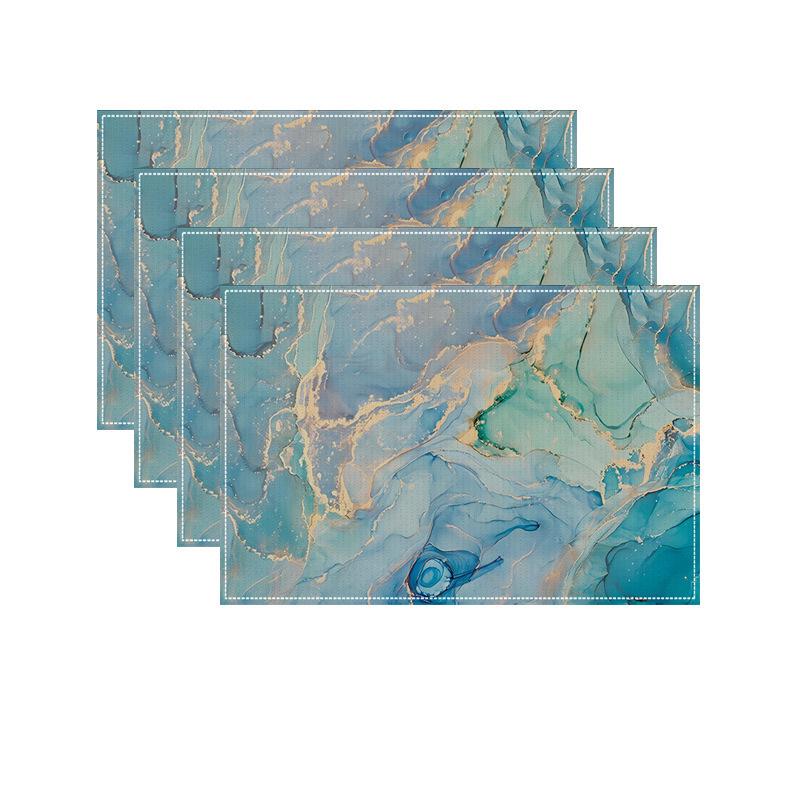 Heat-Resistant Stain-Proof Linen Party Placemats - Festival Collection