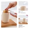 LAZEENOOK Foaming Ceramic Hand Soap Dispenser with Soap Bottle Container, Stylish Manual Push-Type, Suitable for Kitchen, Bathroom, Toilet, and More