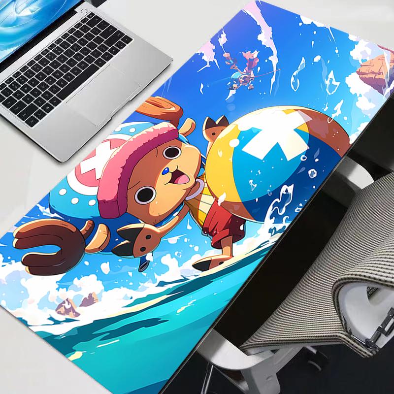 New Mouse Pads Big Anime One Piece Chopper New Gaming Accessories Mousepad Gamer Pc Completo Computer Keyboard Desk Mat Varmilo