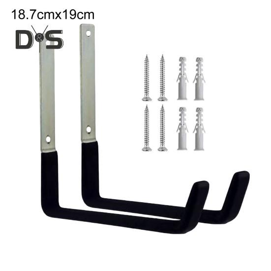 

1/2 шт. прочные настенные крючки прочные несущие нагрузку нержавеющие простые в установке гаражные крючки для хранения настенные стойки L 2pcs