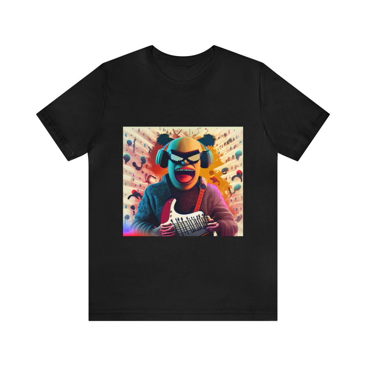 Guitar Music Unisex Jersey Short Sleeve Tee S разноцветный