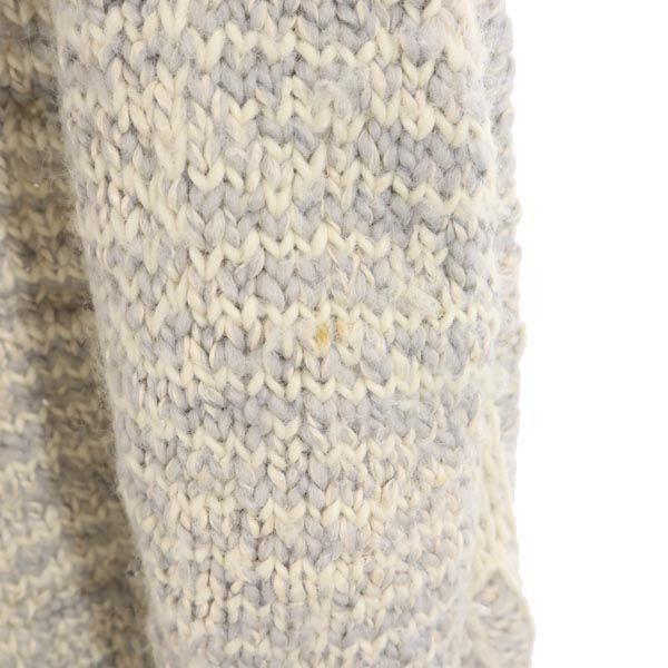 Soe Made In Japan Wool Blend Knit Vest M Gray Women Used