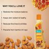 Olivia Honey Almond Body Lotion for Deep Hydration | Non-Sticky Moisturiser with Vitamin E | Repairs Skin, Reduces Wrinkles & Fine Lines, Improves