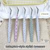 High Precision False Eyelash Tweezers Metal Lashes Extension Tweezer  Miniature Scene Stickers