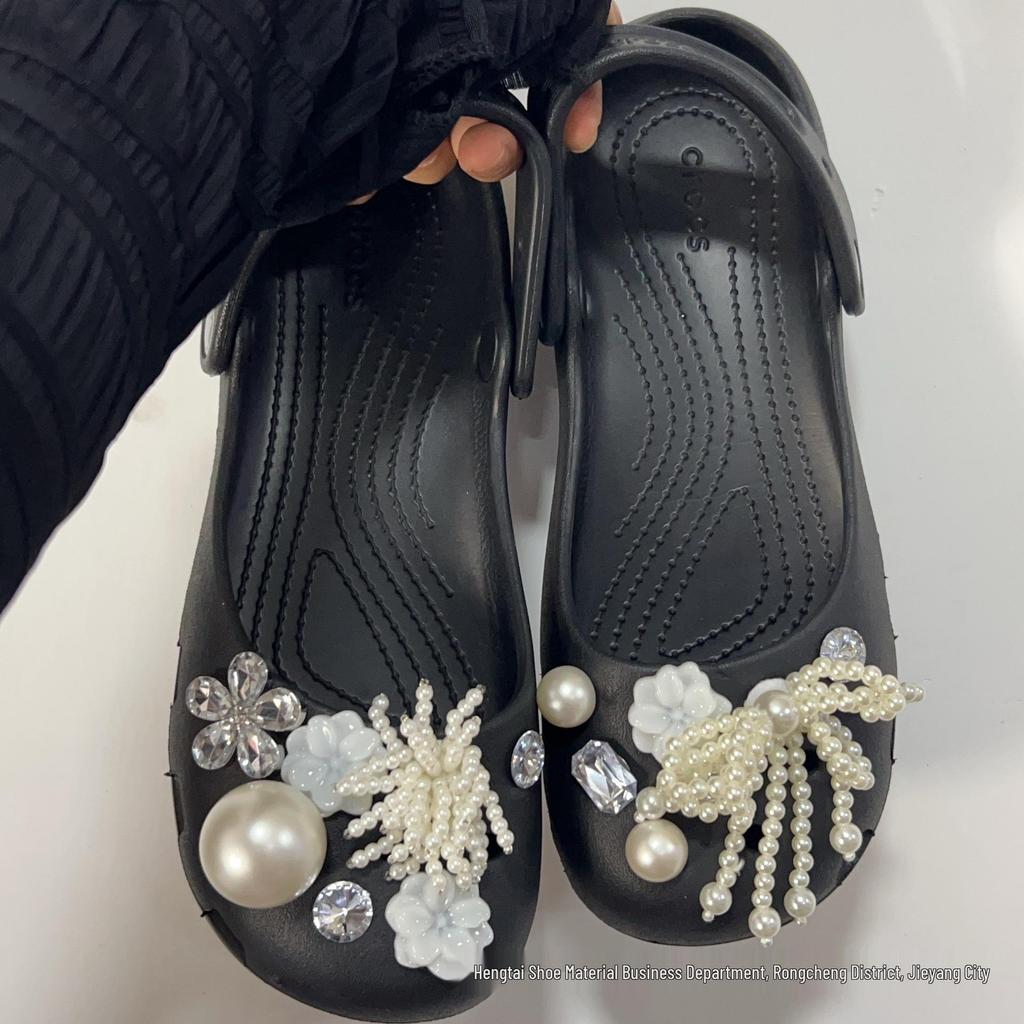 Trendy Ballet Flats Crocs Clogs Accessories - DIY Floral Add-ons