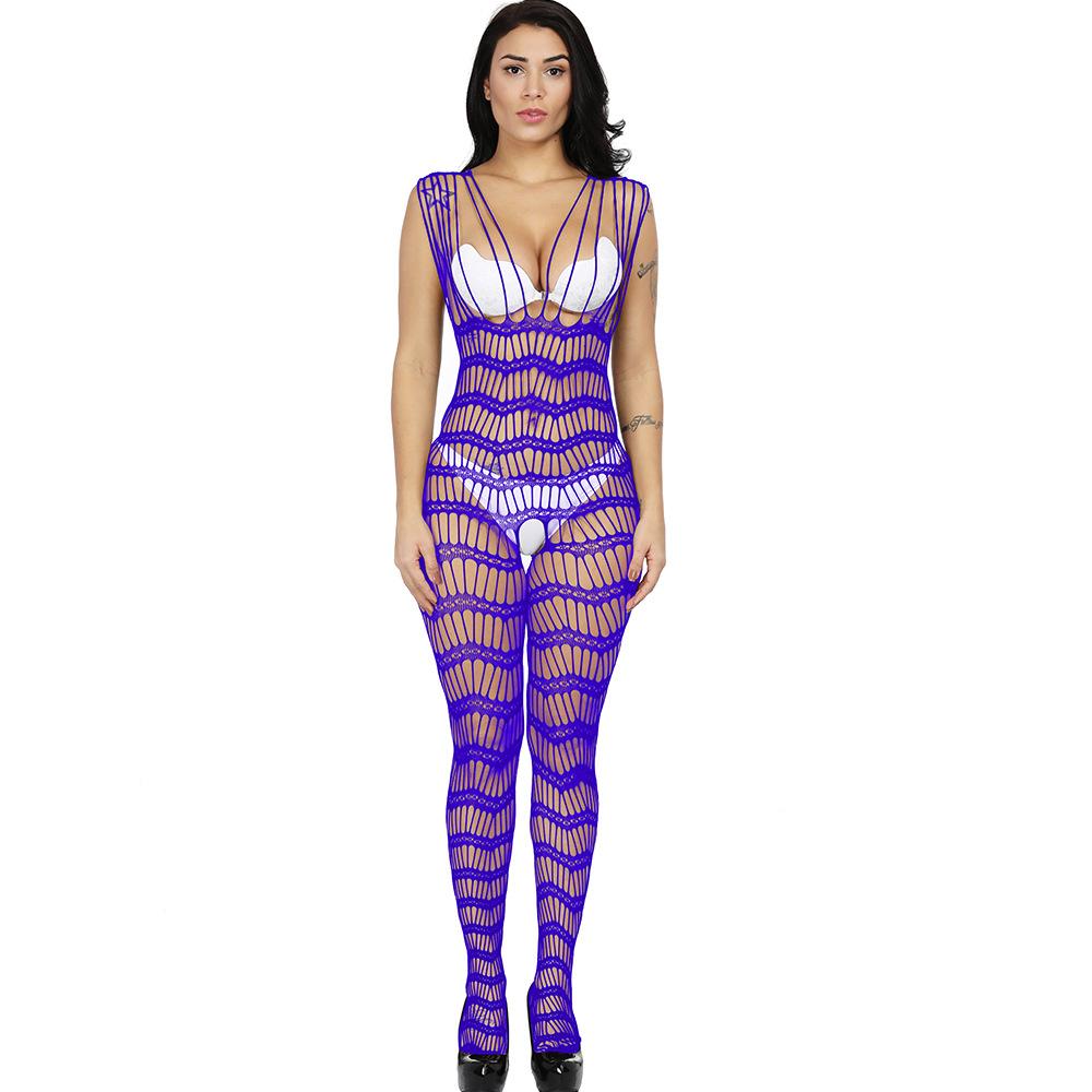 Sex Underwear Women's Sexy One-Piece Mesh Suspender Mesh Full Body Stockings Mesh Socks