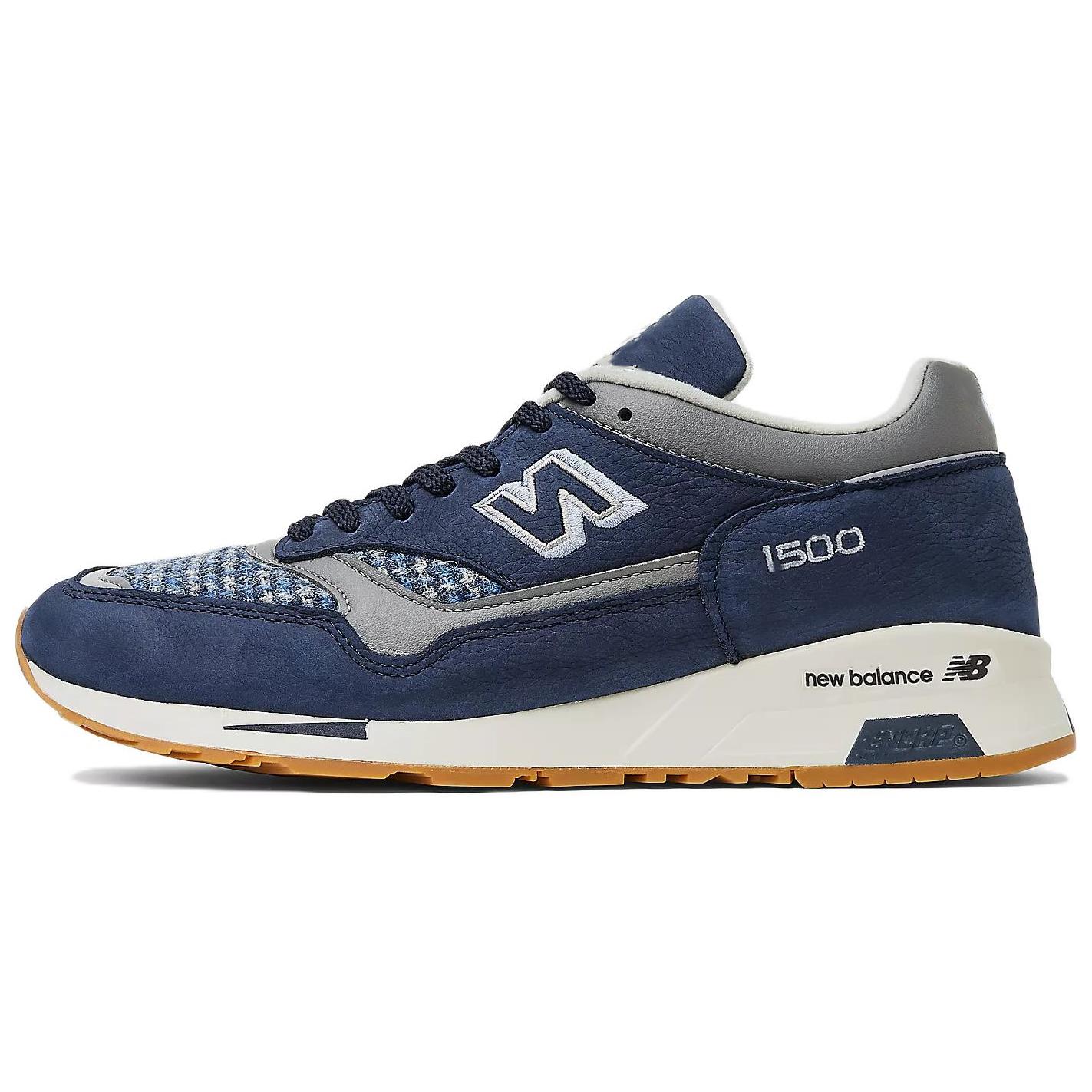 

New Balance 1500 MiUK Navy Grey Harris Tweed 40.5