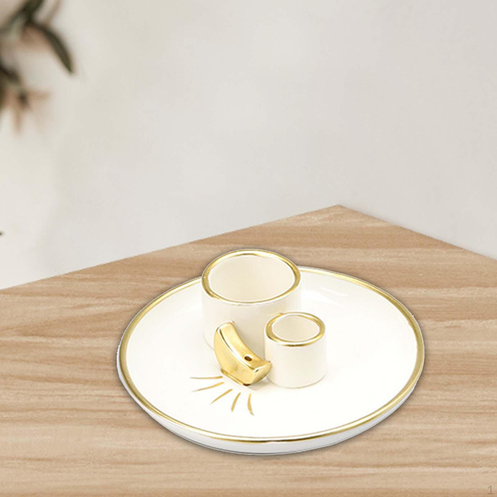 

Elegant Ceramic Palo Santo Holder for Home Decor and Aromatherapy B