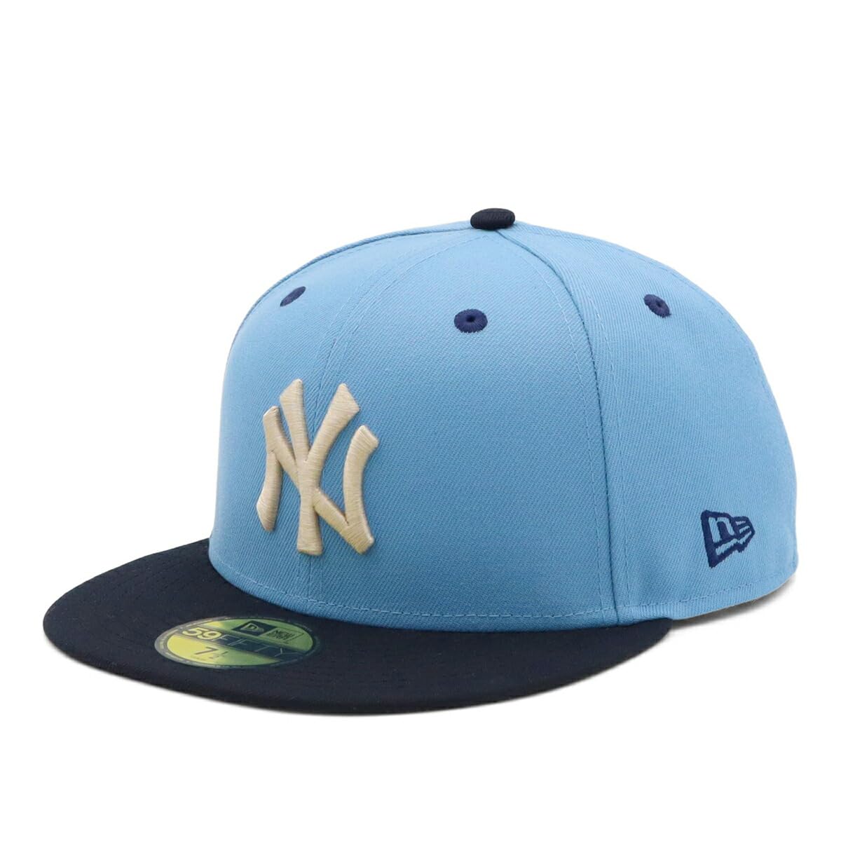 

New Era newera кепка 59FIFTY 70898509 NER35C2673 MLB New York Yankees NY Небесно-голубойТемно-синий Двухцветный НИЗ КОЗЫРЬКА эксклюзив ONSPOTZ Мужская Женская шляпа 5950