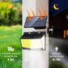 Solar Motion Lights Outdoor 468LED 3 Modes Solar Fence Lights Waterproof Solar Security Lights Yard Door Patio Garage Step 180° Lighting Angle