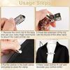 4Pcs Vintage-Inspired Waist Cincher Clips for Women - Adjustable Metal Brooches for Dresses Shirts Shawls Secure Hold Zinc Alloy