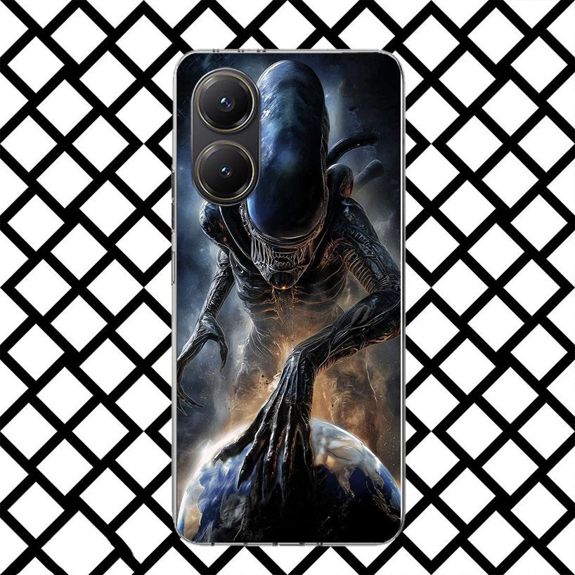 Cool A-Alien X-Xenomorph Phone Case for Xiaomi Poco F7 Ultra X7 X6 X5 Pro X4 Gt M8 M7 Redmi 15 15C 13 13C 12 12C Soft Cover Fund