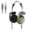 Fones de Ouvido 3APLUS Retro Pro com Fio MMCX Destacáveis Cor Chá Branco Rikyu, Fones de Ouvido Over-ear de Fundo Aberto, Conector, Cabo, Microfone, Dobráveis,