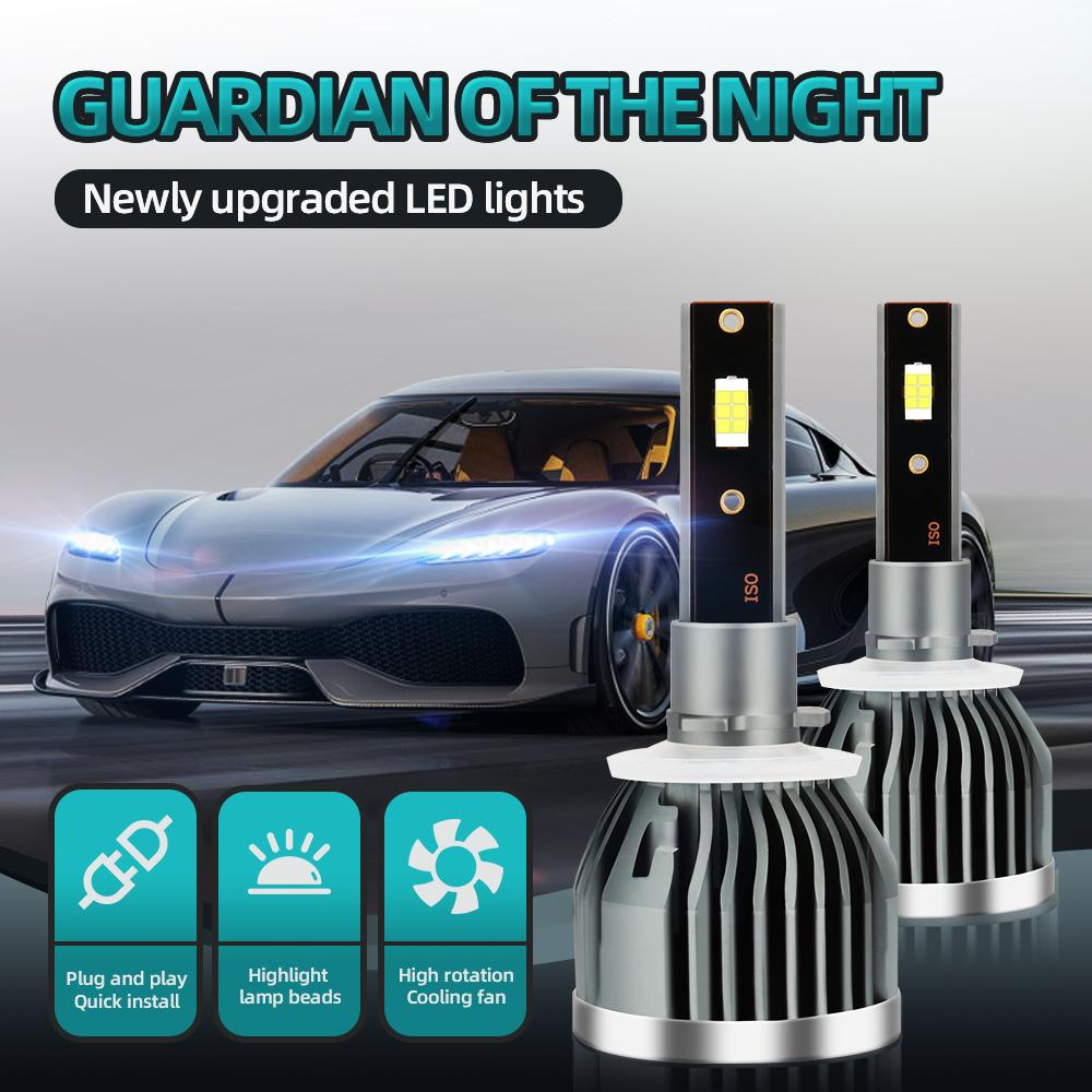Cooling System 30000LM  880 Car LED Headlight Bult in Driver High Quality 3570 CSP Chips LED Bulbs