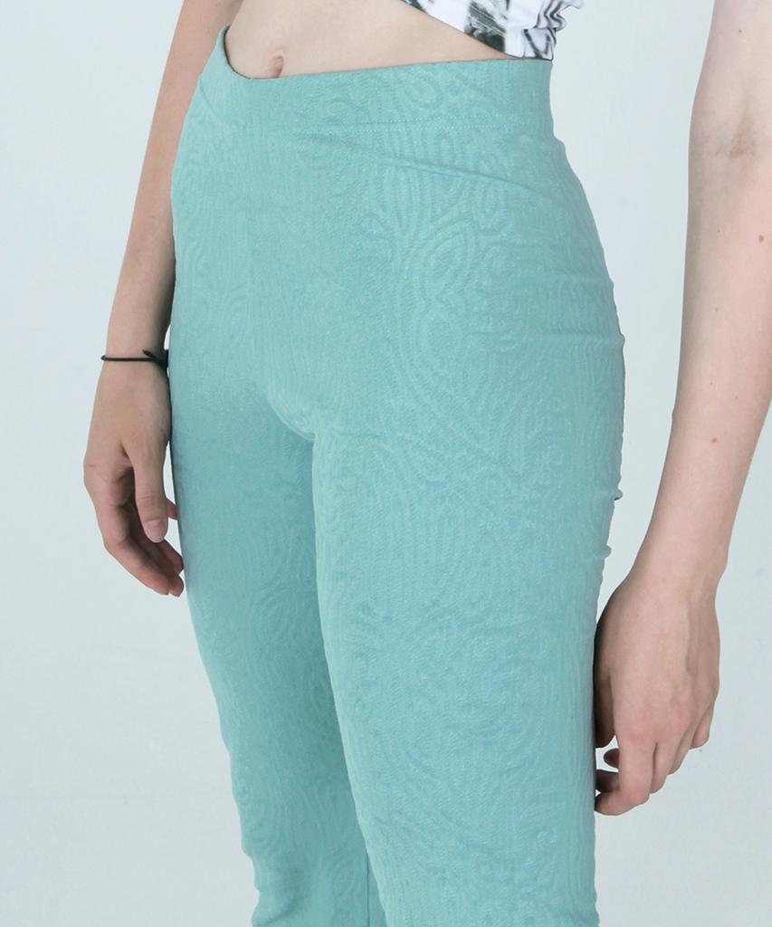 Assei Paisley Bell Bottom Pants [Mint]