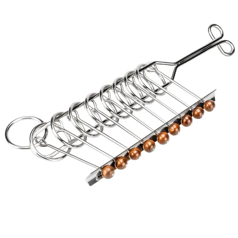 Nine link series puzzle set with 8-piece metal buckle and detachable Buckle adult stress relief toy gift