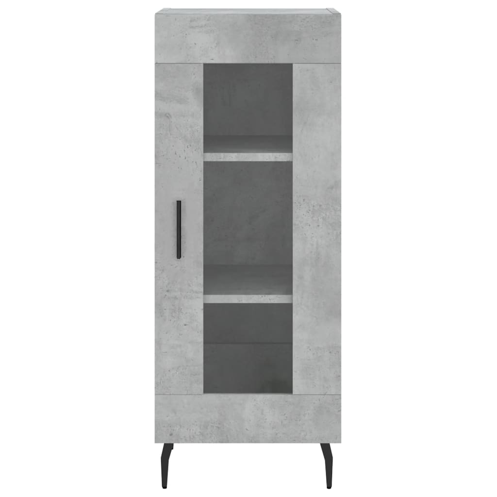 Highboard Concrete Grey 34.5 x 34 x 180 cm Particleboard