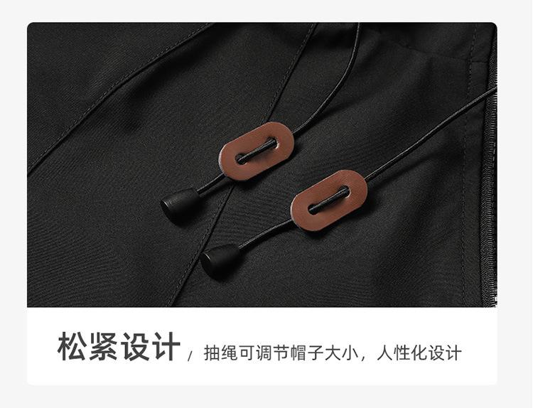 Unisex Windbreaker: Trendy Waterproof Hooded Jacket for Autumn and Spring