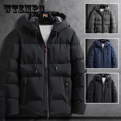 Veste d'hiver en duvet Veste rembourrée Veste Mode Coréenne Col montant Épaissie Chaude Modèle Masculin Veste Homme