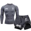 UFC Double Layer Long Sleeve Sports Training Set for Outdoor Running