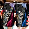 Jinmai Rød Lilla Til Xiaomi Redmi 13C Note13 12 Pro Plus 5G Note 9 13T Pro POCO X6 F5 F6 Sort Hærdet Glas Telefoncover