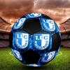 FC Magdeburg Indoor Soccer Ball Colorful Machine Stitched PVC Size 5 Team Training Competition Ready Durable High-Bounce Cool Sports Gift