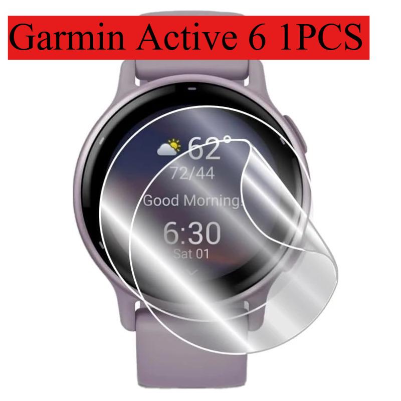 

1-3 шт. Гидрогелевая пленка для Garmin Vivoactive 6/Vivoactive 5 Защитная пленка для экрана Защитная крышка для часов для Garmin Active 6/Active 5 Active 6 1PCS белый