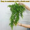3/1pcsArtificial Plant Vine Home Decoration Hanging Plastic Leaf Grass Garland Outdoor Wedding Party Decorations Fake Rattan Ivy