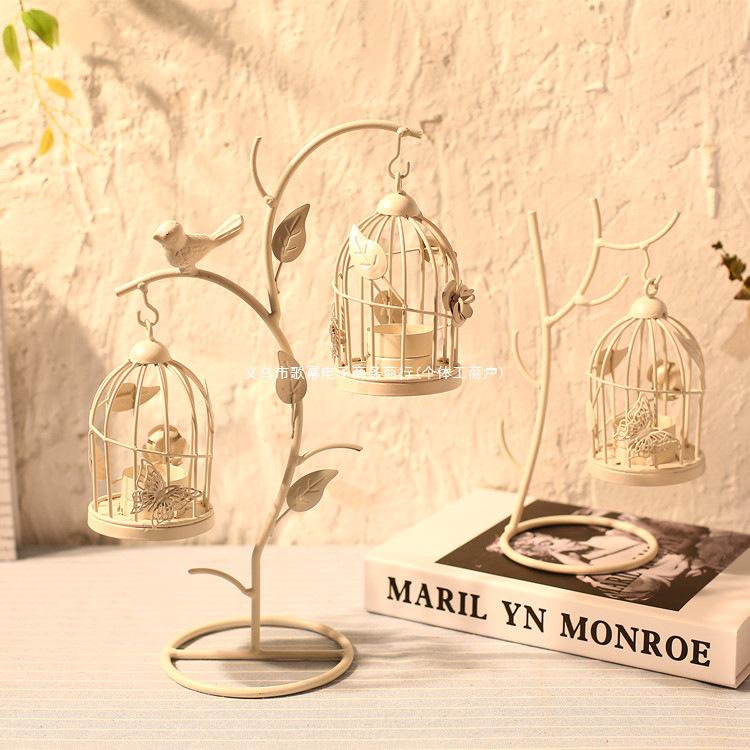 Romantic Retro Wrought Iron Aromatherapy Candle Holder – Creative Fashion Ornament