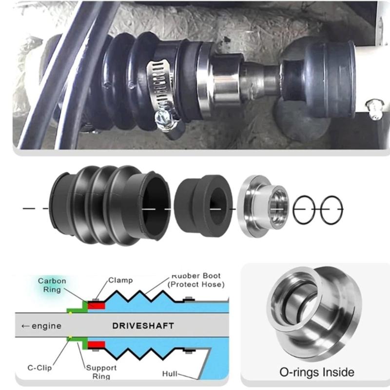 Seal Repair Kit for Jet Skis with Enhanced Longevity and Easy Installation for Marine Environments 272-000-042 293300032
