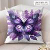 Watercolor butterfly Cushion Cover Soft Plush Fabric DoubleSided Printed Cushion Covers for All Seasons Modern HomeDecor Gift