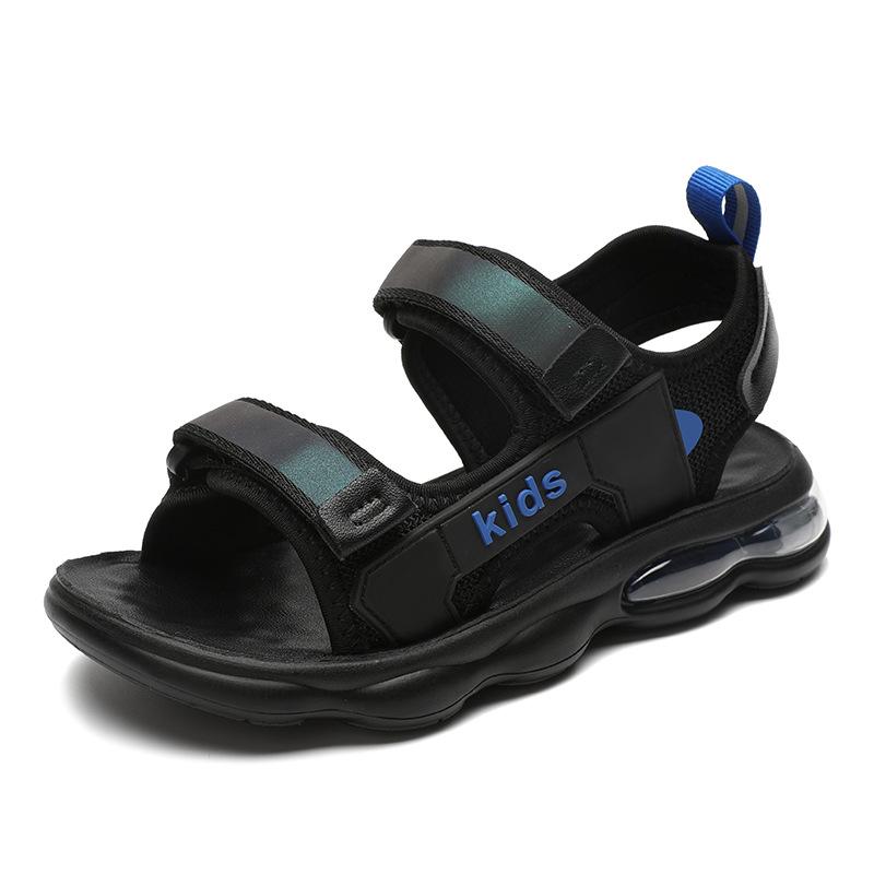 

2026 summer boys bag head sandals non-slip soft sole medium and older children s breathable sports shoes 32