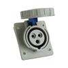 Angled Single-Phase Panel Socket 16A 3P 230V Ip67 Waterproof