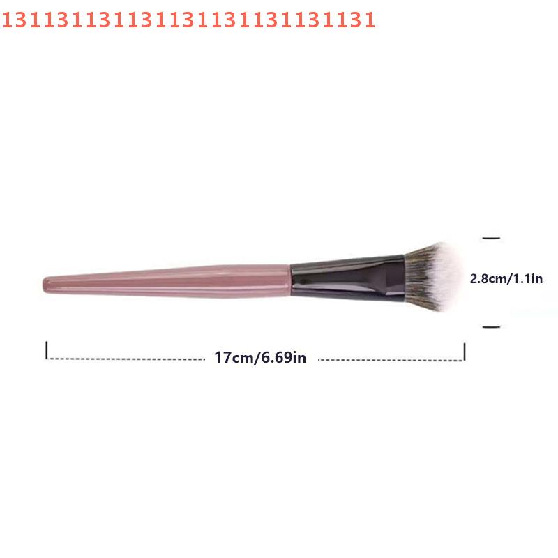 Face Contour Makeup Cosmetic Tool For Women Girls Beginners Soft Bristles Blush Brush For Cheeks Portable Powder Blush