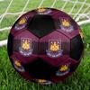 TAGLIA 5 Pallone da Calcio West Ham United FC Colorato Per Tutte le Età Cucito a Macchina PVC Pronto per la Competizione Resistente Ad Alto Rimbalzo