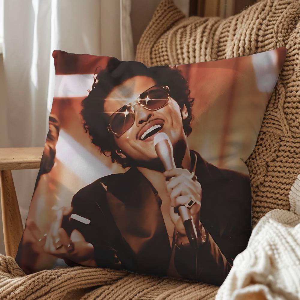 Právě bych mohl Bruno Mars Povlak na polštář Povlak na polštář proti roztočům Neviditelný zip hedvábný krátký plyš Potah na polštář na pohovku