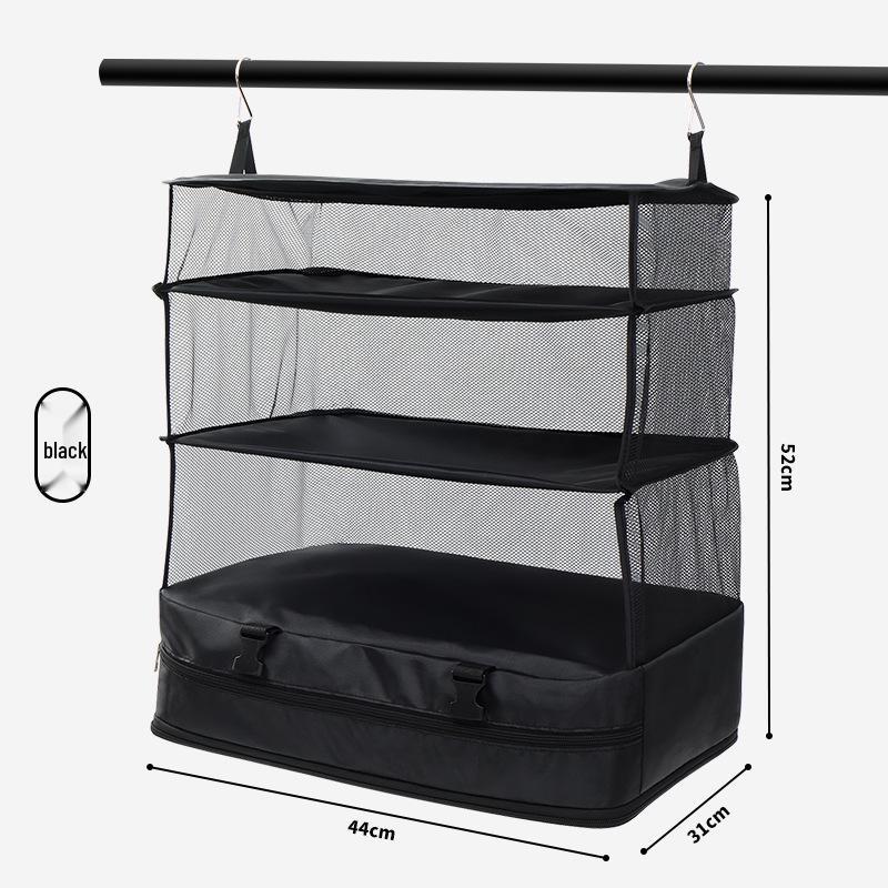 Foldable Hanging Travel Clothes Storage Bag - Large Capacity for Students