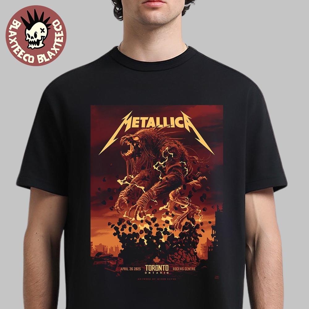 Футболка Metallica M72 Торонто 2025 Ночь 2 26 апреля Titan Art Унисекс Футболка XXL