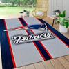 Patriots Team Spirit Carpet Rug Soft Washable Anti Slip Home Living Room Sofa Mats Personalized Christmas Rug