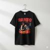 Rambo First Blood Part II Graphic T Shirt 80s Action Movie Black Tee - T610
