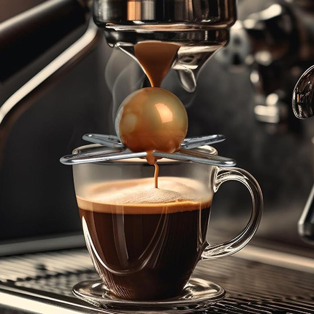 Coffee Lovers Stainless Steel Chilling Ball Premium Metal Ball And Coffee Ball For Chill With Cooling Ball Stand Ice