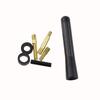 8cm/3.5cm Car Antenna Auto Retrofit Decoration Carbon Fiber Pattern Universal Replacement Black Roof Radio Accessories